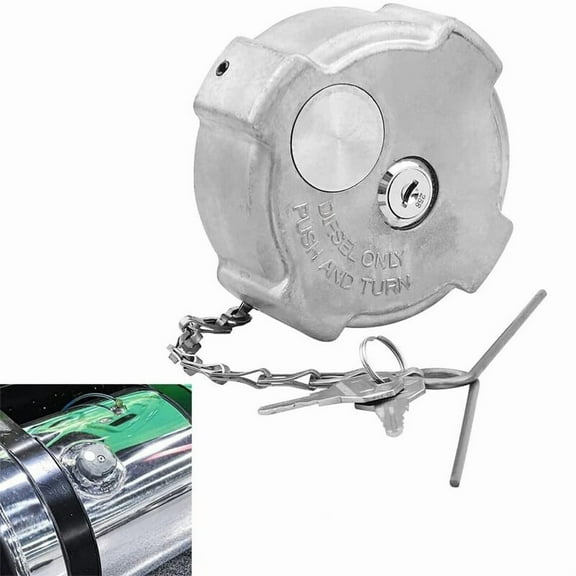 YIUIY Locking Diesel Fuel Cap for 96-18 Freightliner Cascadia Columbia 03-37017-002