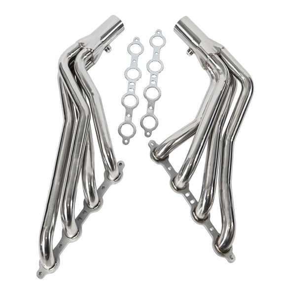 YIUIY Long Tube Headers 1 3/4" Conversion Swap For Chevy C10 LS Truck LS1 LS2 LS3 LS6