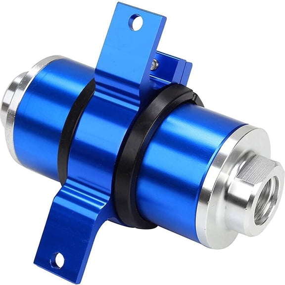 YIUIY NEW AN6 AN8 AN10 Inline Fuel Filter with Bracket Cleanable 30 Micron Universal