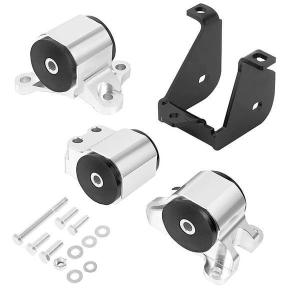 YIUIY New 3-Bolt Engine Swap Mount Kit For 96-00 Honda Civic EK B16 B18 B20 B/D Series