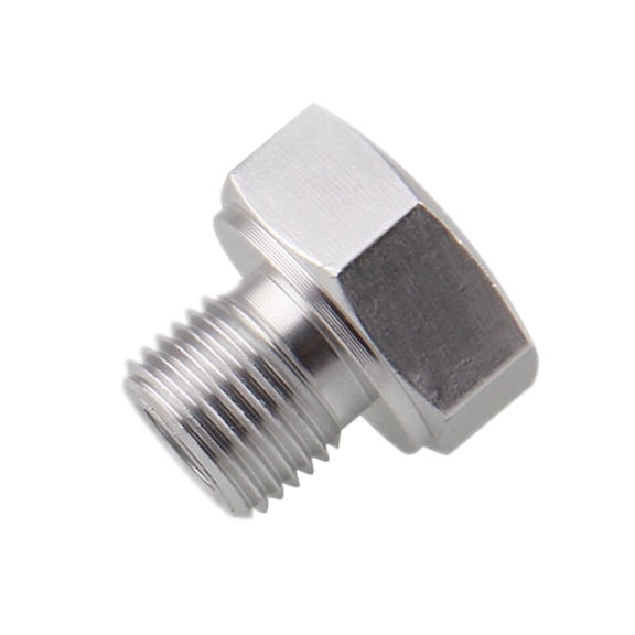 YIUIY Oil Pressure Sensor Adapter Male M16x1.5 to Female 1/8 NPT for GM LS Engine Swap