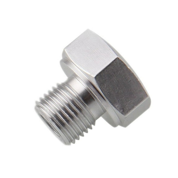 YIUIY Oil Pressure Sensor Adapter Male M16x1.5 to Female 1/8 NPT for GM LS Engine Swap