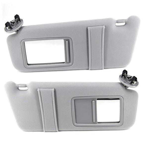 YIUIY Pair For Toyota Camry 2007-2011 Light Gray Car Sun Visor Left & Right Side US