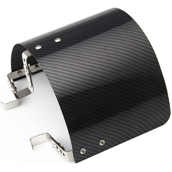 YIUIY Protective Air Intake Heat Shield Wrap, Heat-Insulation Air Filter Cover 2.5" - 3.5" - (Carbon Fiber Style)