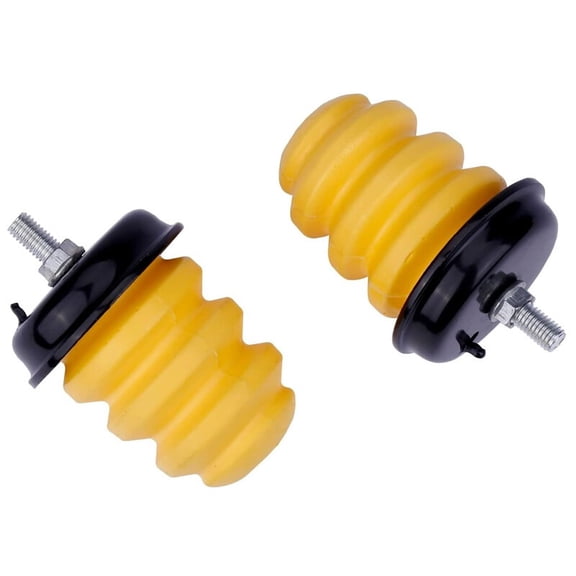 YIUIY REAR FRAME LEAF SPRING BUMPER BUMP STOP For 99-06 SILVERADO 1500 HD 2 PC