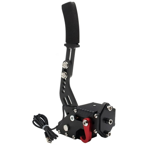 YIUIY Racing PC Racing Game USB Handbrake,64 Bit USB Handbrake Compatible with G25 G27 G29 G920 T500 T300(With out Clamp)