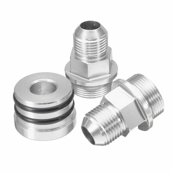 YIUIY Rear Block Breather Fittings And Plug For B16 B18 Catch Can M28 To 10AN B-Series