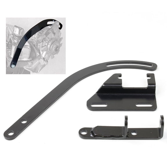 YIUIY Short Water Pump Small Block Alternator Bracket For Chevy SWP SBC 283 305 327