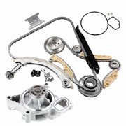YIUIY Timing Chain Kit Water Pump For 10-15 Chevrolet Equinox GMC 2.4L
