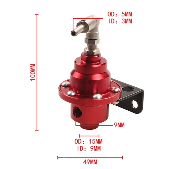 YIUIY Universal Adjustable Tomei Style Fuel Pressure Regulator Type-S W/Original Gauge