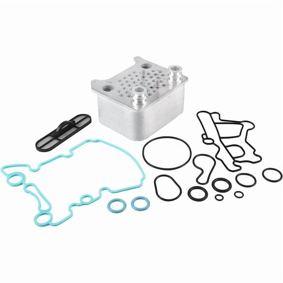 YIUIY Upgraded For 03-10 Ford 6.0L Powerstroke Diesel Engine Oil Cooler 3C3Z6A642CA