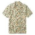 thumbnail image 1 of YIUME Hawaiian Shirt For Men Fruit Pomegranates Designer Shirt Tencel™, 1 of 9