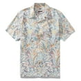 thumbnail image 1 of YIUME Hawaiian Shirt For Men Jungle Shirt Camp Collar - Silk, 1 of 8