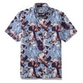 thumbnail image 1 of YIUME Men's Hawaiian Shirt The Staredown Print Cotton Button-down Short Sleeve Aloha Shirt, 1 of 8