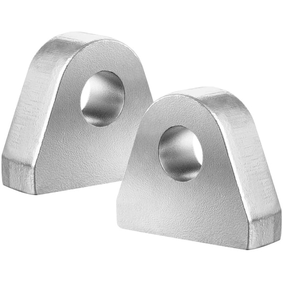YIWEI 1Pair 1-Inch Weld On Welded Shackle Thick Steel Shackle Clevis Mount for Most Vehicle Bumper Trailers Offroad/Trucks/Trailer