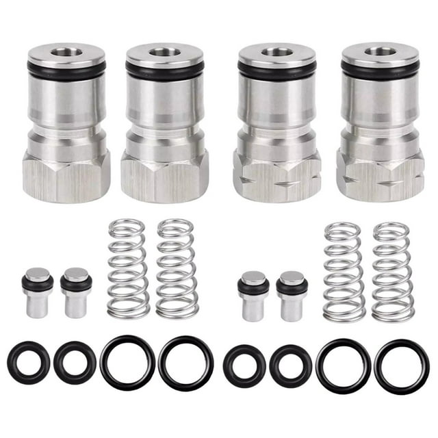 YIWEI 2Pairs Stainless Steel Ball Lock Keg Posts Couplers Set for