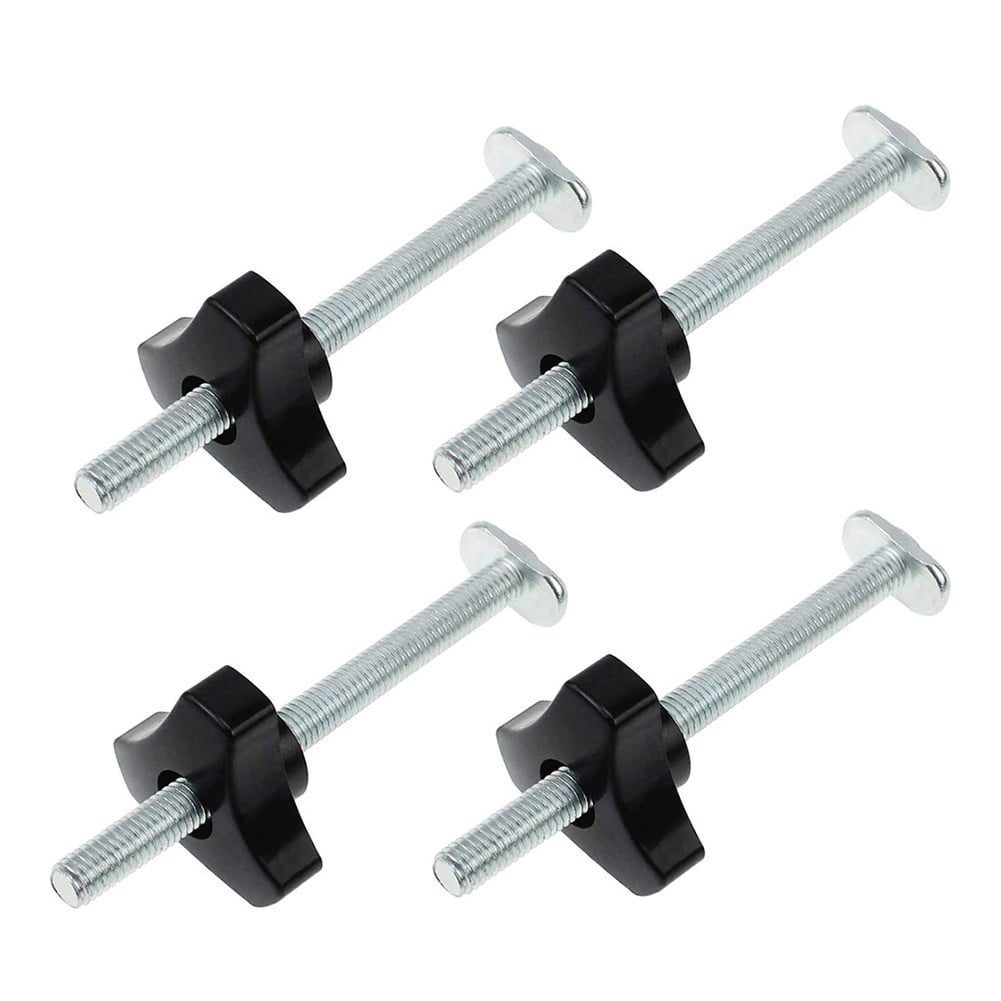 YIWEI 4Set M8 TTrack Bolts Knobs T Slot Bolts and Knobs Clamps for