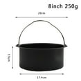 YIWEI 6/7/8Inch Round Baking for Mold Air Fryer Basket Tray Cake Non
