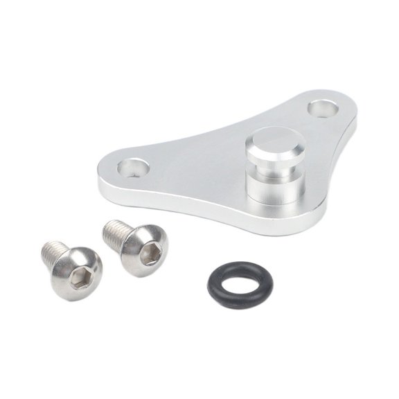 YIWEI Aluminum Throttle Block Cover for Honda K20 K24K Series, Silver Air Release Bracket for Engine Modification, 1.57X1.57X1.97 Inch, 4 Pack