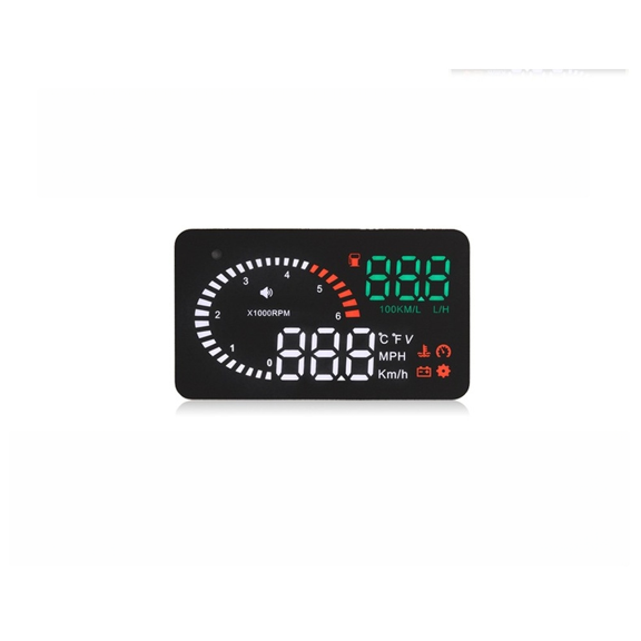 YIWEI Car Head-Up Display Display Obd2 Speed Rpm Fuel Consumption Water