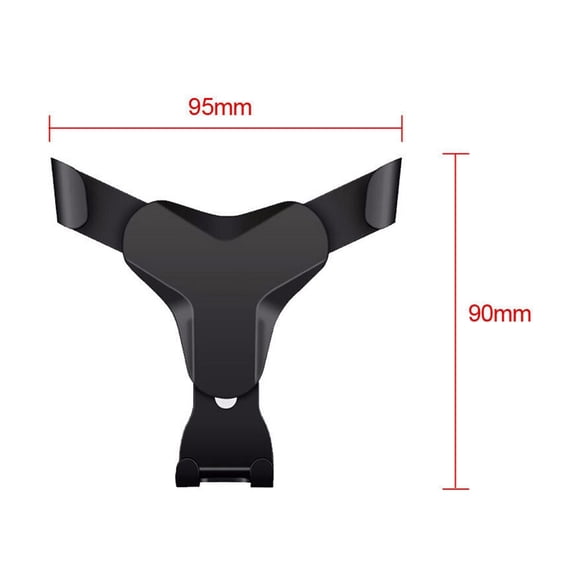 YIWEI Car Phone Holder Car Air Outlet Gravity Bracket Mobile Phone Gps Navigation Gravity Automatic Bracket for Iphone Xiaomi Huawei