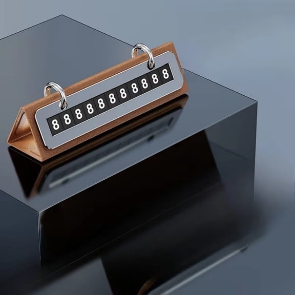 YIWEI Car Phone Number Card Temporary Parking Card Plate Telephone Number Automobile Park Plate Telephone Number Park Stop