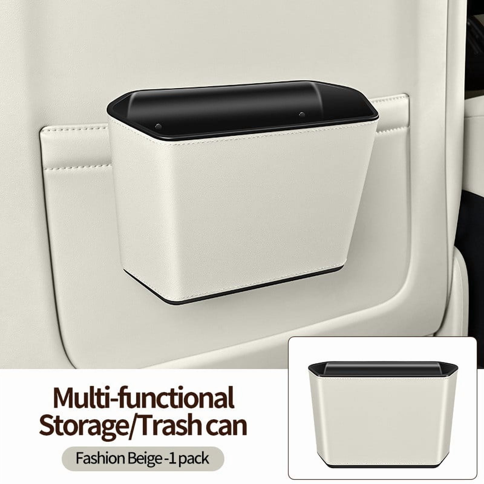 YIWEI Car Trash Can With Umbrella Holder and Cup Organizer, Waterproof ...