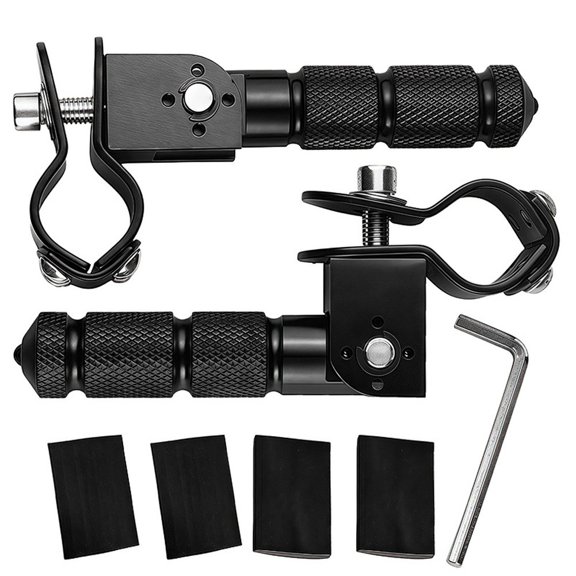 YIWEI Cnc Aluminum Motorcycle Foot Pegs Wide Range Fit for Red,Simple Operation,One Step Use,Save Your Time