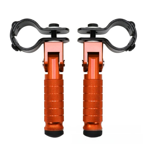 YIWEI Cnc Folding Foot Pegs Rear Footrest Support Bar for Motorcycle Electric Bike