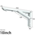 YIWEI Folding Shelf Brackets DIY Wall Mounted Shelf Bracket for Folding