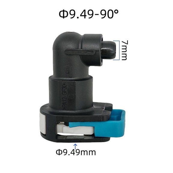 YIWEI Fuel Line Quick Connector Clip for Bmw 3 Series Focus Escape Cruze, Plastic Fuel Pipe Fastener for Secure Connection and Easy Installation, Black Automotive Replacement Part