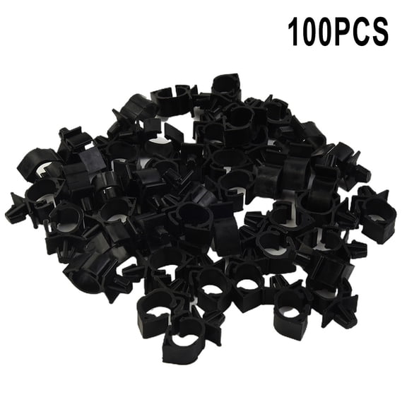 YIWEI High-Quality Fasteners Car Wiring Harness Route Fixing Clip Wire Cable Parts Plastic Tie Wrap Clamp 100Pcs/Set