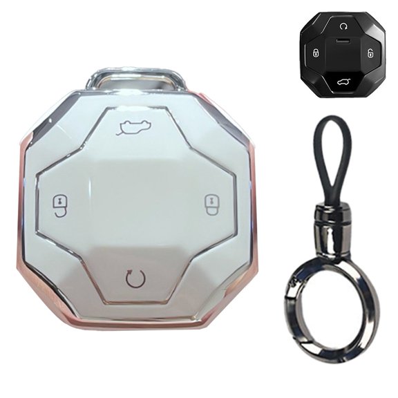 YIWEI Leather Gear Shift Knob for Mazda 3 Bl 2006-2012, Mazda 5 Cr Cw, Mazda 6 Gh, Cx-7 Er, Mx-5 Iii