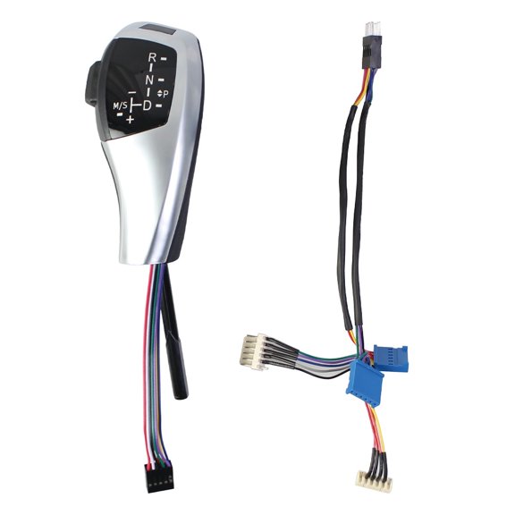 YIWEI Led Light Up Gear Shift Knob for Bmw for 3 Series for E90 E91 E92 E9for 3 2006-2012 Abs Material Easy tool Installation