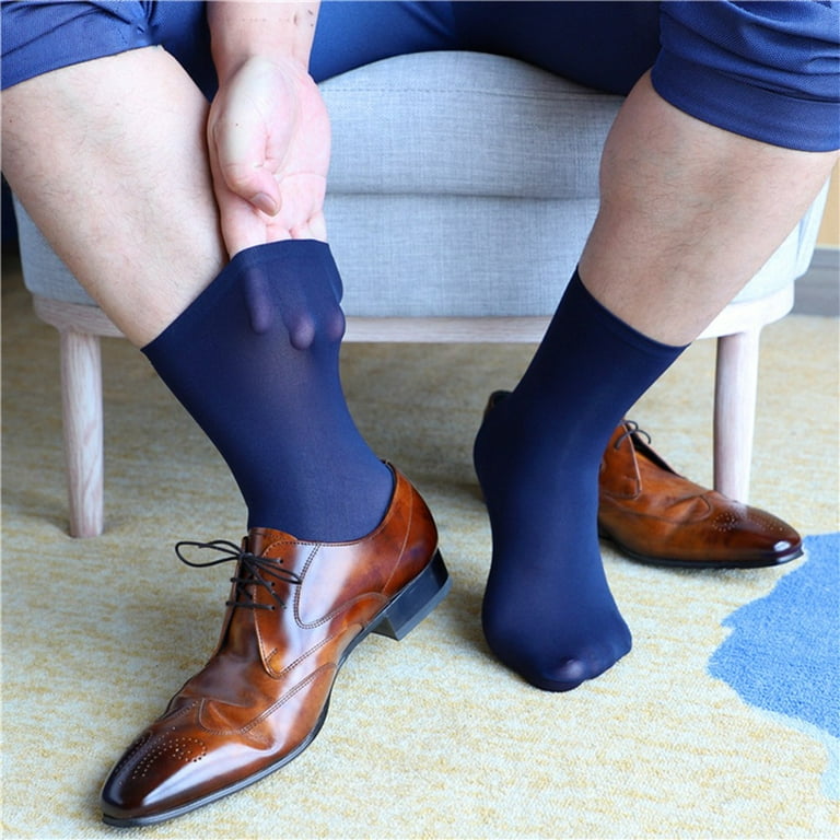 High Quality Adult Cotton Business Casual Men Socks Summer Spring Short  Male Navy Happy Socks Boys