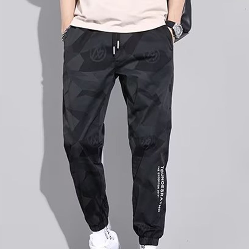 YIWEI Men Streetwear Jogger Cargo Pants Sweatpants Combat Sports