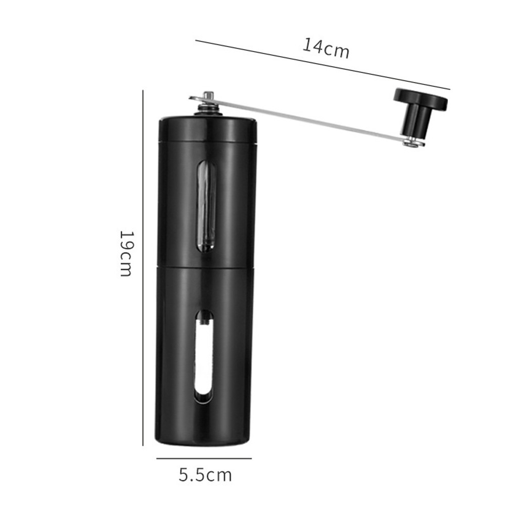 YIWEI Portable Manual Coffee Grinder Stainless Steel Burr Hand Crank