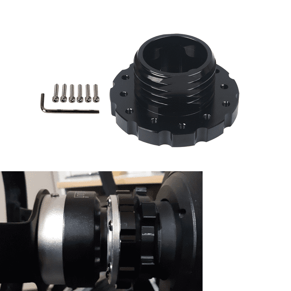 YIWEI Sim Racing Steering Wheel Adapter for Thrustmaster Tx T300 T500 Aluminum Alloy Stable Mounting Bracket for Wheels
