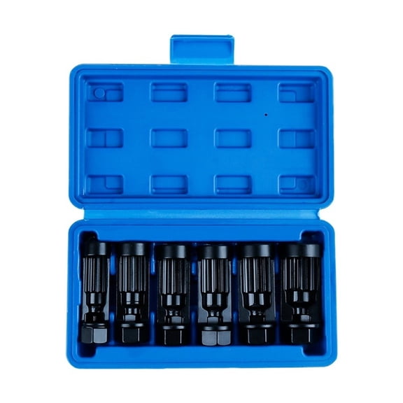 YIWEI Strut Nut Removal Socket Set 6Pc 12Pt 1/2 Inch Drive Cr-Chromium Steel Shock