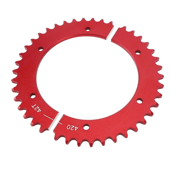 YIWEI Universall Split Sprocket 420 Chain 42 tooth Rear Drive Wheel for Predator 212Cc Go Kart Split Sprocket Easily Installation