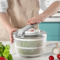 YIWUDICHENGWJ Efficient Durable 1pc Acrylic Vegetable Dryer Plus Easy to Clean Salad Spinner
