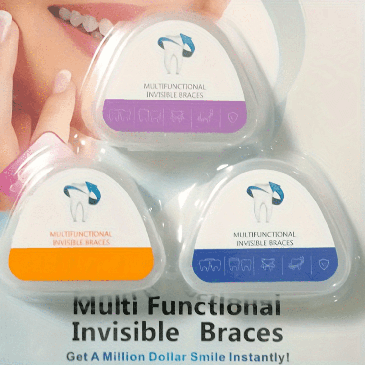 YIWUHOTXIAOHU Comfortable 3pcs Dental Night Guards for Teeth Grinding