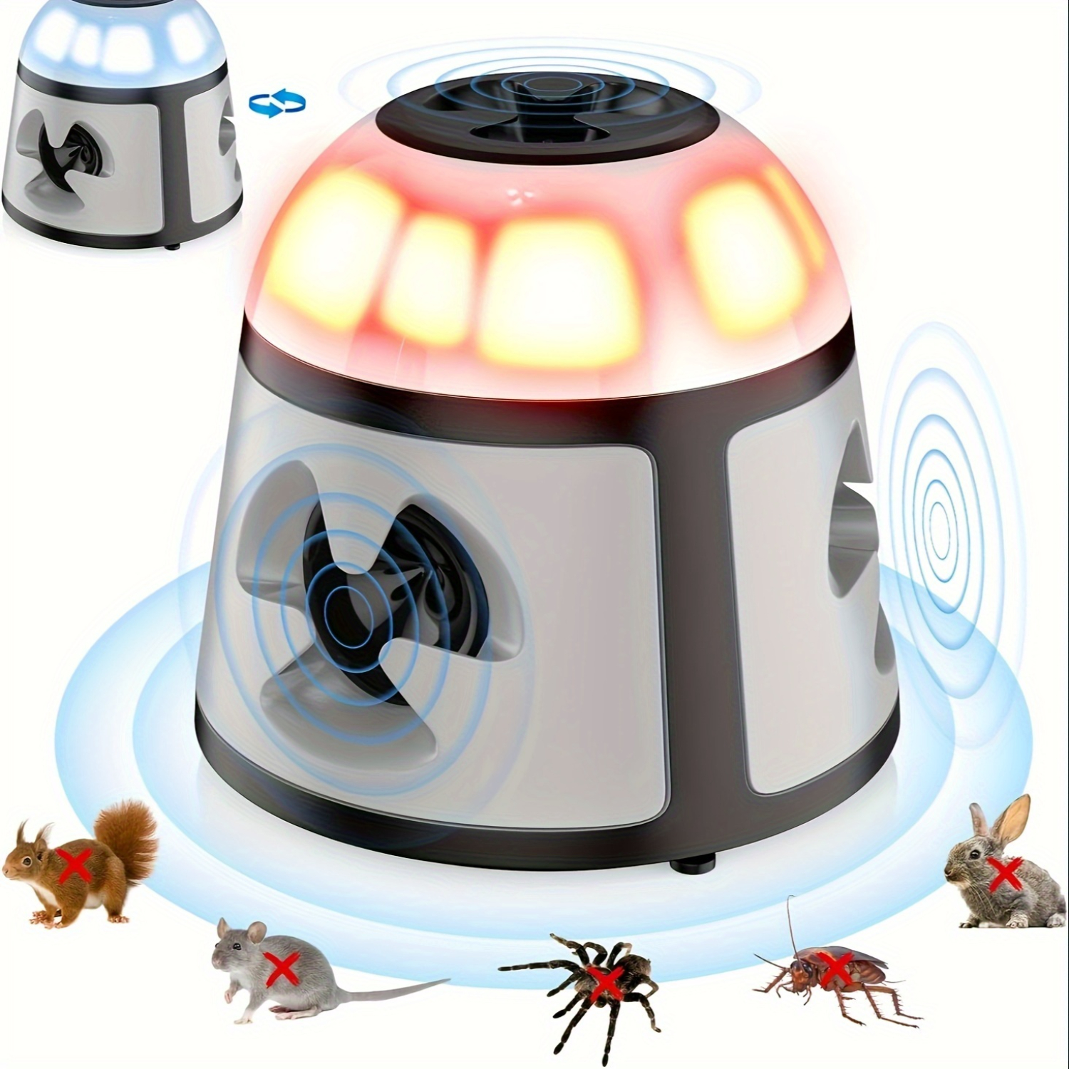 YIWUHOTXIAOHU Powerful Ultrasonic Mice Repellent Advanced Indoor Pest