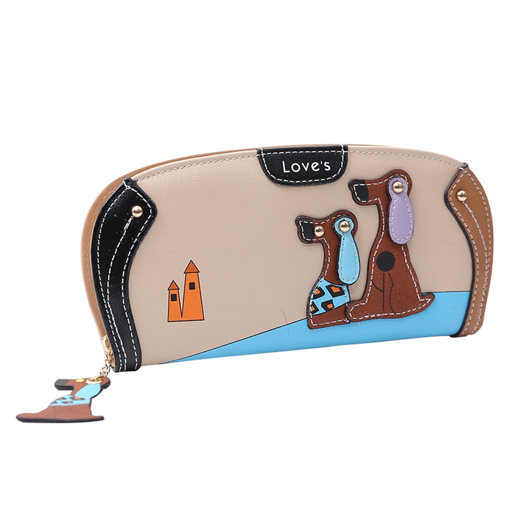 YIWULA Cartoon Dog Women Purse Bag Designer Wallets Famous Brand Women Wallet Walmart