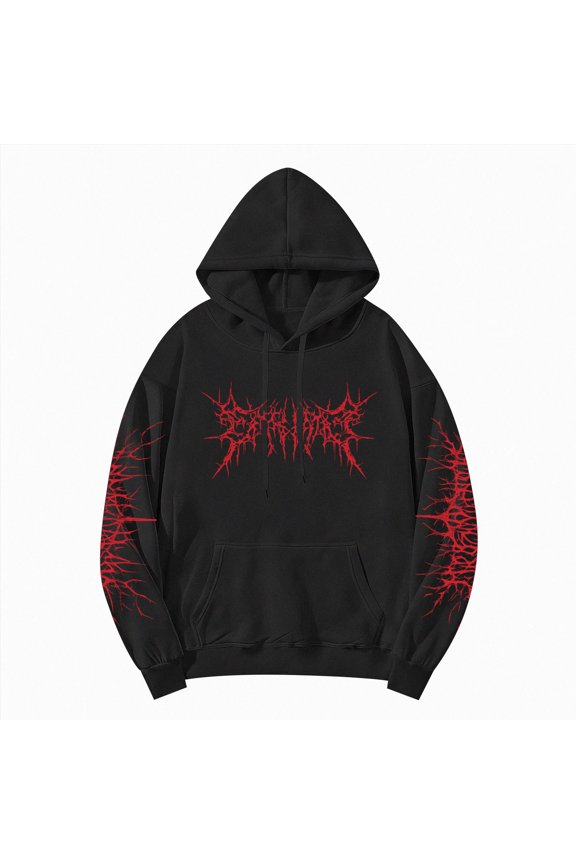 Men’s Sweatshirts Long Sleeve Pullover Patchwork Plaid Jacquard Hoodie Casual Drawstring Hoody Top(XS,Black)