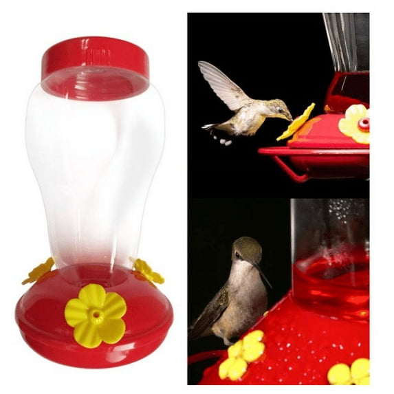 YIWULA Wide Mouth Waist Hummingbird Feeder Free Nectar Patio Yard Window Bird Gift