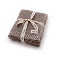 thumbnail image 1 of YIXPOH Organic Ribbed Baby Swaddle Blanket - 100% Soft Cotton Knit for Boys Girls Stroller Cuddle Blanket for Newborns Apricot, 1 of 8