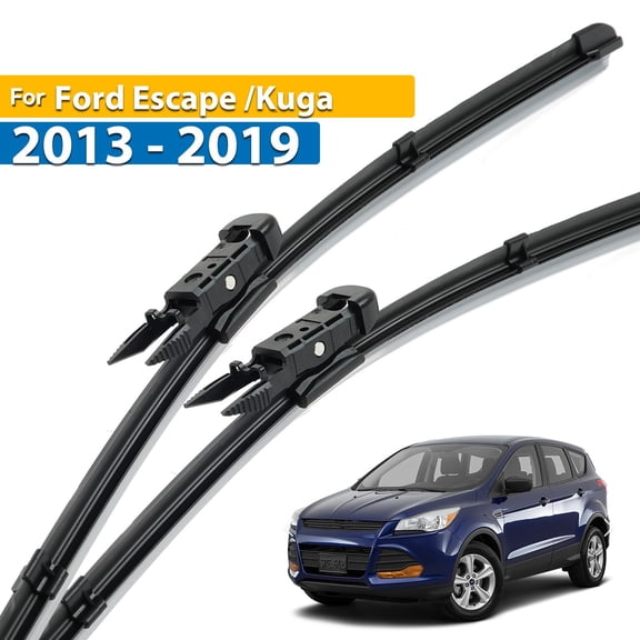 YIXUAN 2 Pack Front Wiper Blade Set, Flat Style, 28" + 28", for Ford Escape 2013-2019