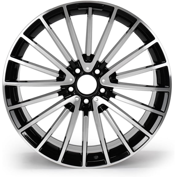 YIXUAN 20"8.5" Black Wheel Rim for Mercedes-Benz S-Class AMG 2014-2021 PCD 5x112mm, Offset 40mm, CB 66.56mm Multi-Spoke 10+