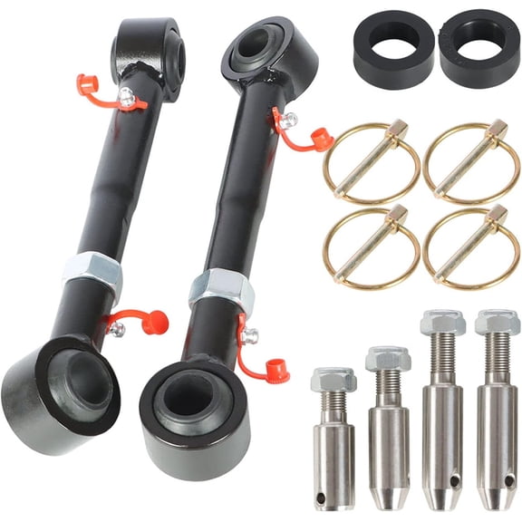 YIXUAN Adjustable Front Sway Bar Quick Disconnect Links For Jeep Wrangler JK 2007-2018, 2.5-6 Lift, Quicker Disconnect System
